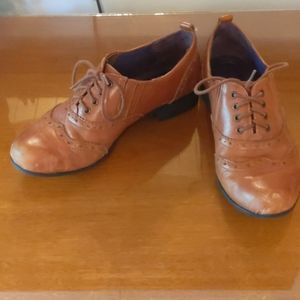Hotter leather Oxford shoes